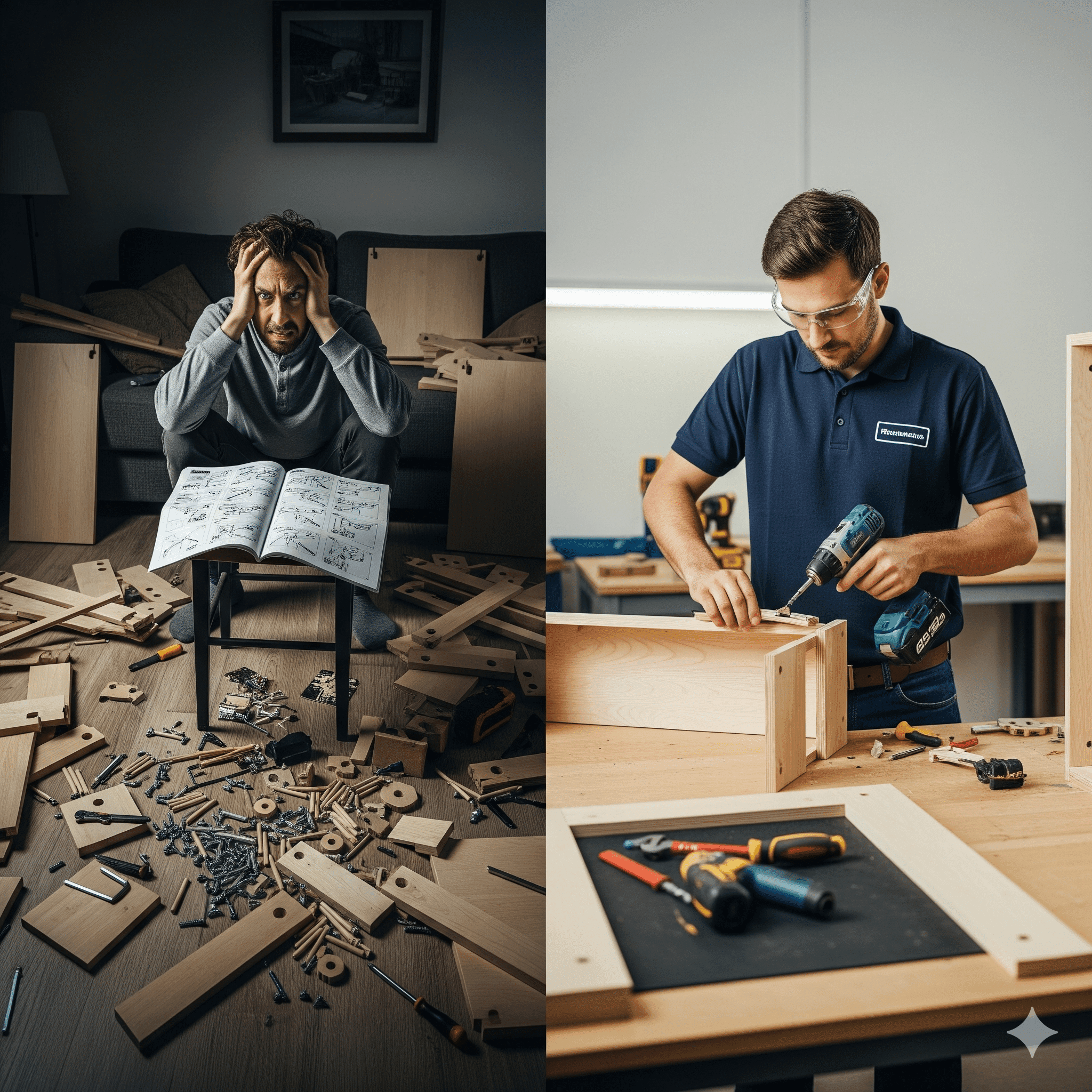 La différence entre l’Achat de Meubles Prêts-à-l’emploi et l’Assemblage Professionnel